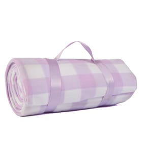 The Outdoor Edit Earthed Fleece Picnic Blanket - Purple