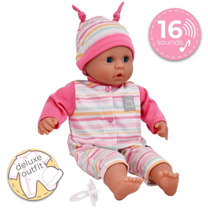 Tiny Tears Baby Soft Doll With Sound