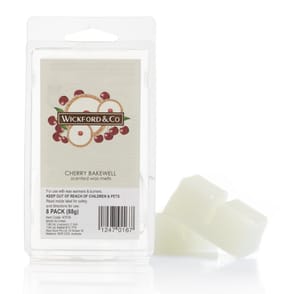 Wickford & Co Scented Wax Melts 8 Cube - Cherry Bakewell x2