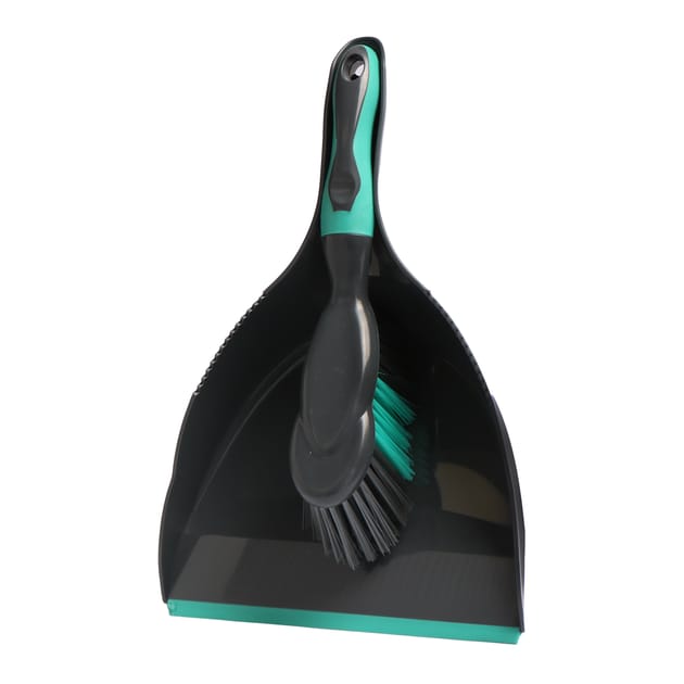 Power Action Dust Pan & Brush Home Bargains