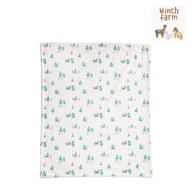 Hinch Farm Christmas Supersoft Throw