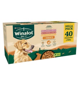 Winalot Sunday Dinner Mixed in Gravy Wet Dog Food 40 x 100g