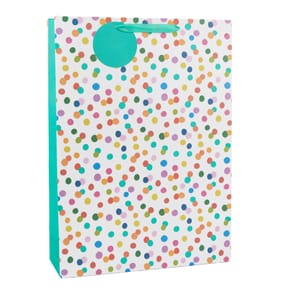 Let's Party Multi Colour Spots XL Gift Bag