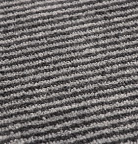 Design Studio Luxury Indoor Washable Doormat - Grey/Black Straight