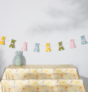 Hoppy Easter Novelty Felt Bunny Bunting 