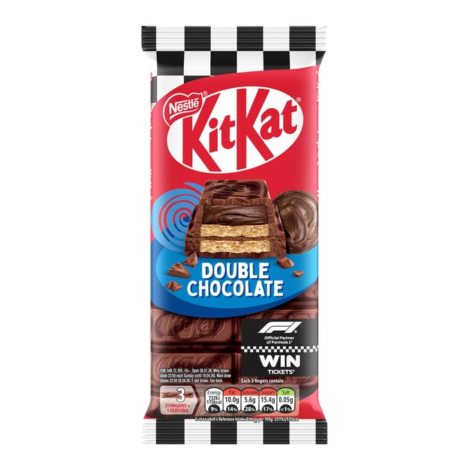 KitKat F1 Double Chocolate Sharing Bar 99g