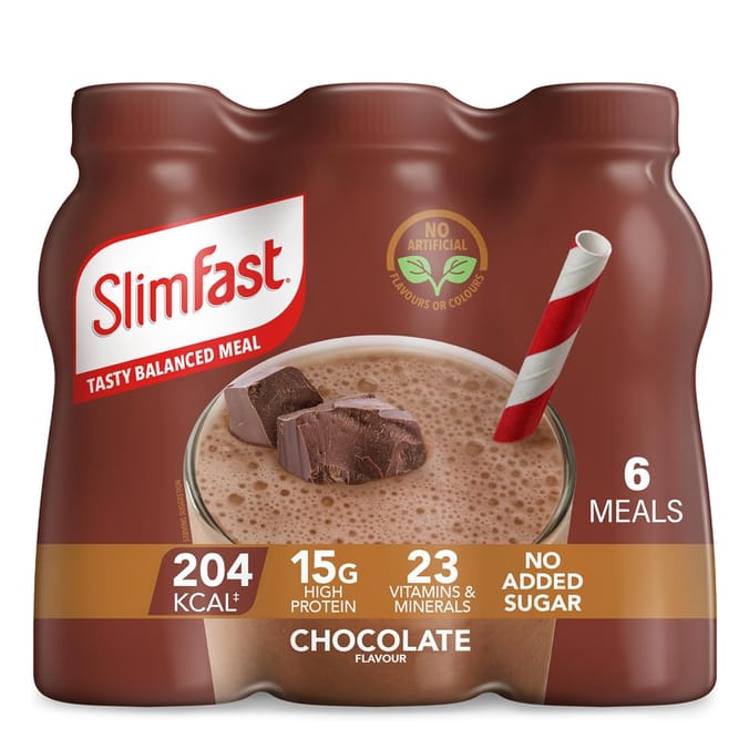 Slimfast High Protein Shake 325ml x6 - Chocolate