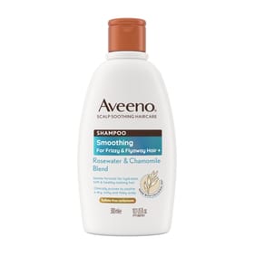 Aveeno Haircare Smoothing+ Rose Water & Chamomile Blend Shampoo 300ml