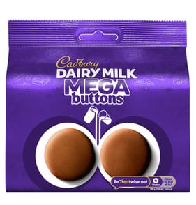 Cadbury Dairy Milk Mega Buttons Chocolate Large Sharing Bag 192g
