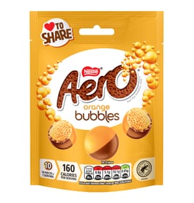 Aero Bubbles Orange Chocolate Share Bag 92g
