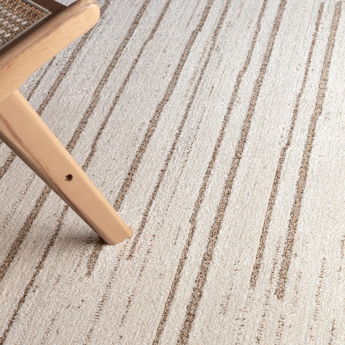 Asiatic Oslo Broken Stripes Rug OS04 - Cream/Natural