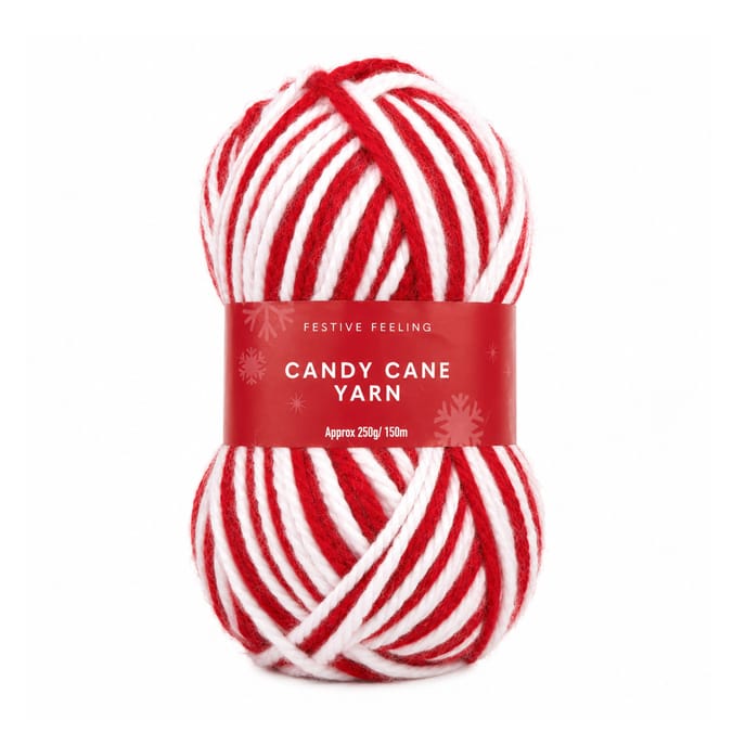 Festive Feeling Candy Cane Yarn 250g