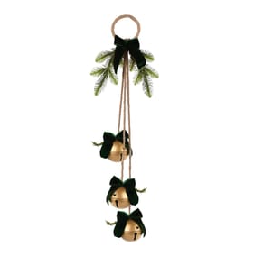 Festive Feeling Hanging Cow Bell - Green