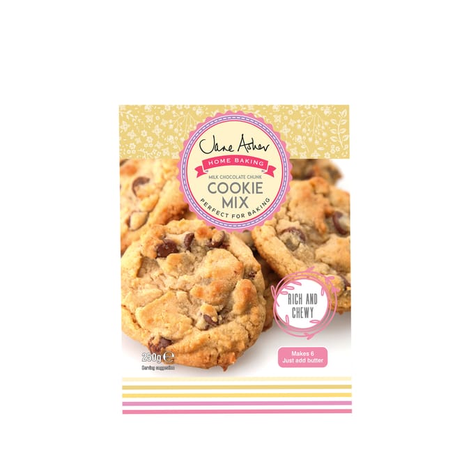 Jane Asher Milk Chocolate Chunk Cookie Mix 250g x7