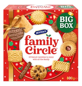 McVitie's Family Circle Biscuits Christmas Selection 800g
