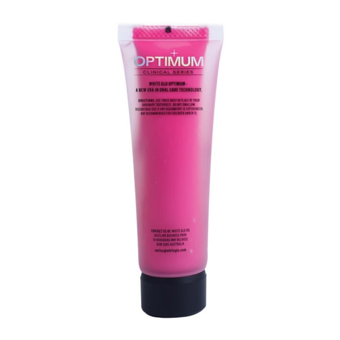 White Glo Optimum Whitening Toothpaste Watermelon Mint 100g