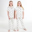 Originals Girls Button Bow Pyjamas with Scrunchy