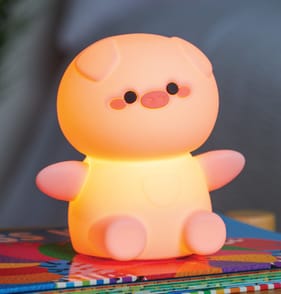 Kawaii Dreamer Squishy Night Light - Pig