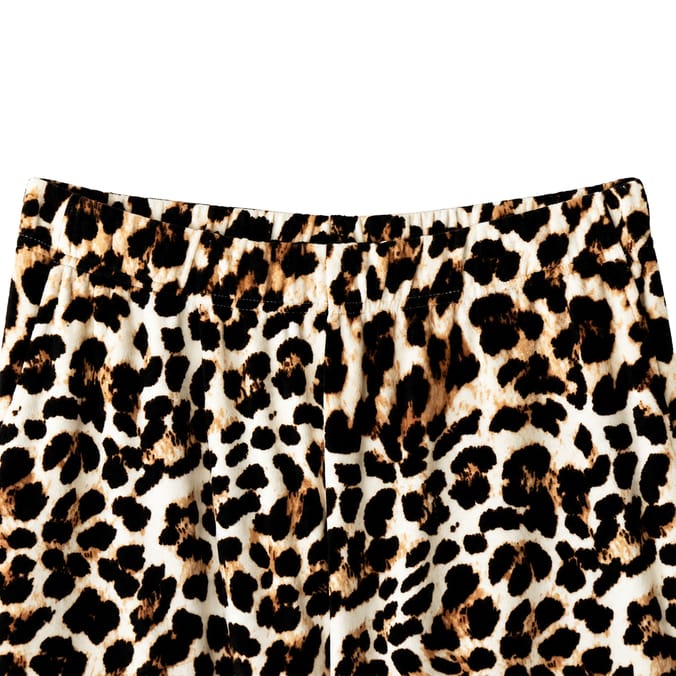 Originals Ladies Leopard Print Fleece Pyjamas