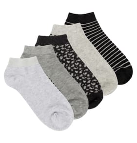 Originals Ladies Black & Grey Ankle Socks