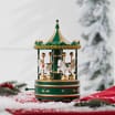 Festive Feeling Wooden Musical Carousel