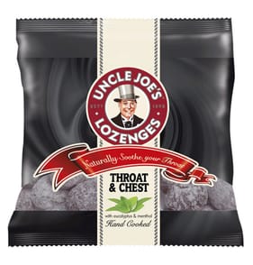 Uncle Joe's Throat & Chest Lozenge 70g x 20 Packs