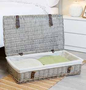 Home Collections Wicker Under Bed Storage Basket