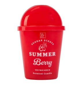 Sundae Scents Smoothie Scented Candle 220g - Summer Berry
