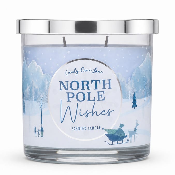Candy Cane Lane North Pole Wishes Scented Candle 350g