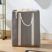 Stripe Canvas Laundry Bag