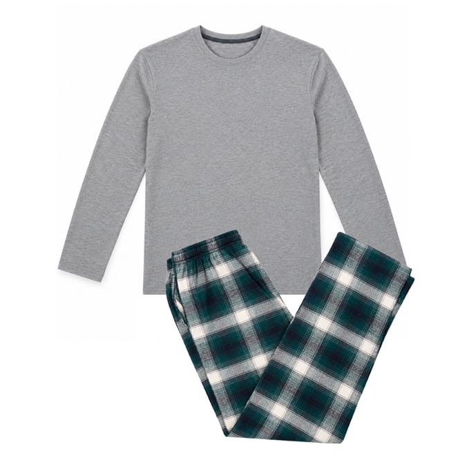 Originals Grey Long Sleeve Top & Bottoms Pyjamas