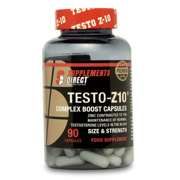 Testo Complex Supplements Direct Testo-Z10 Complex Boost - 90 Capsules | Home Bargains
