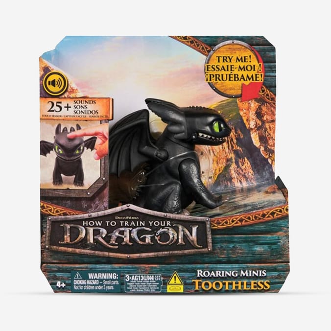 How to Train Your Dragon Interactive Roaring Minis Toothless
