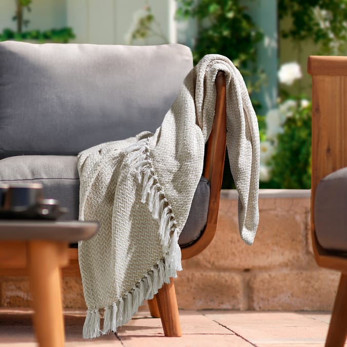 The Outdoor Edit Earthed Woven Throw