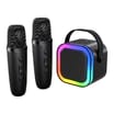 Equatech Karaoke Speaker & Microphones - Black