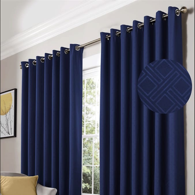 Alan Symonds Diamond Blackout Curtains