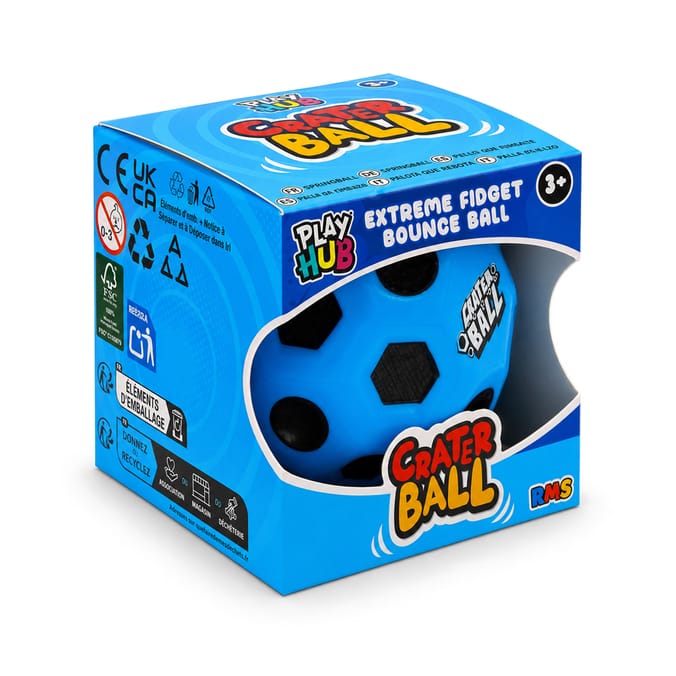 Play Hub Crater Ball Xtreme Fidget Bounce Ball
