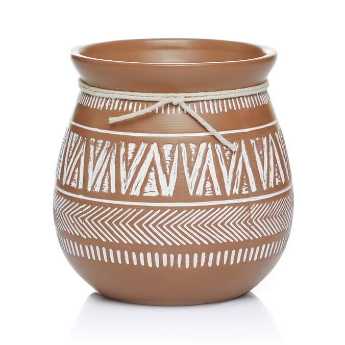 The Outdoor Edit Earthed Etched Citronella Candle 455g