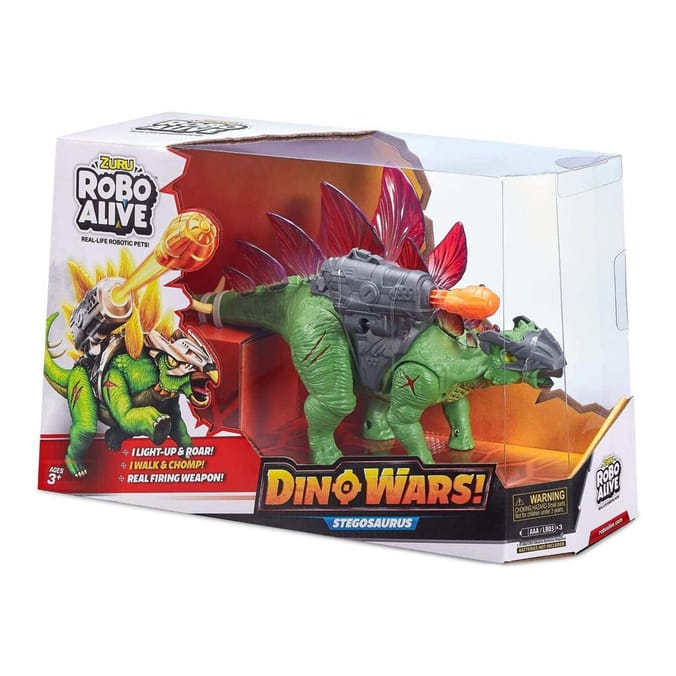  Zuru Robo Alive Dino Wars Stegosaurus Toy