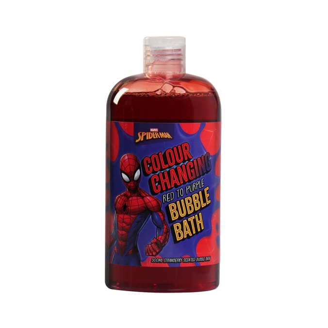 Marvel Spiderman Colour Changing Bubble Bath Home Bargains