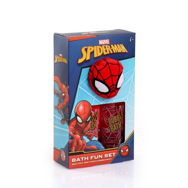 Marvel Spiderman Bath Fun Set Home Bargains