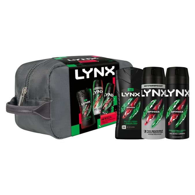 Lynx Washbag Gift Set - Africa
