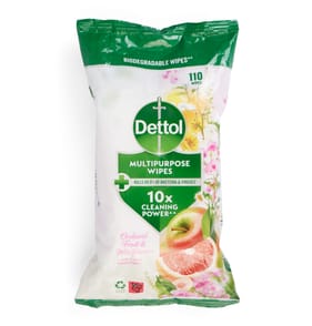 Dettol Multipurpose Wipes 110s - Orchard & Wildflowers