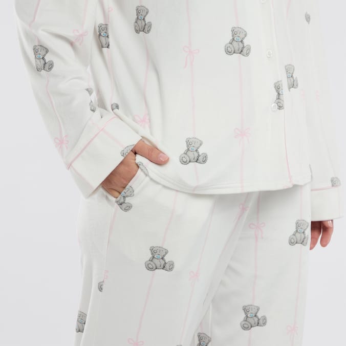 Tatty Teddy Velour Stripe Pyjamas