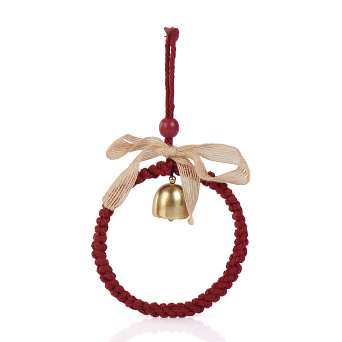 Winter Charm Round Tree Decor With Bell