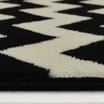 Essentials Maestro Zig-Zag Runner - Mono 55 x 185cm