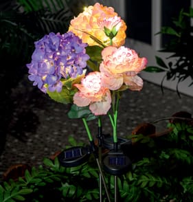 Firefly Hydrangea/Peony Solar Lights