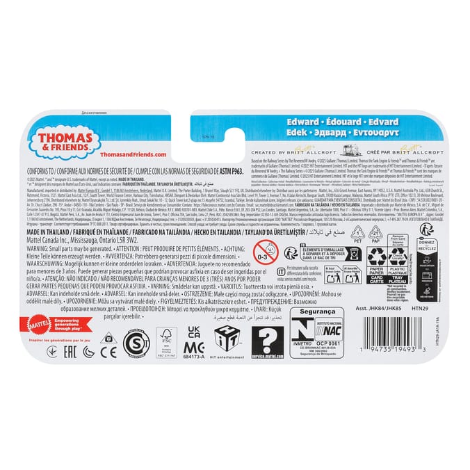 Fisher-Price Thomas & Friends Edward Metal Engine