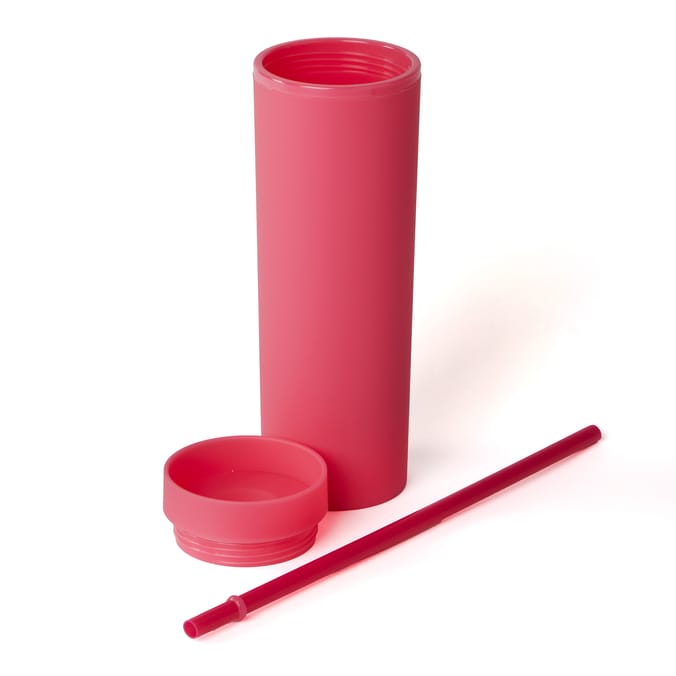 Hydrate Double Wall Bottle With Straw 480ml