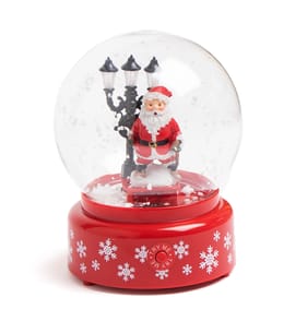 Festive Feeling Light-Up Musical Globe - Santa